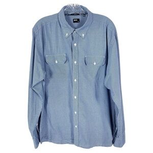 BKE Athletic Gingham Long Sleeve Button Down Shirt XL